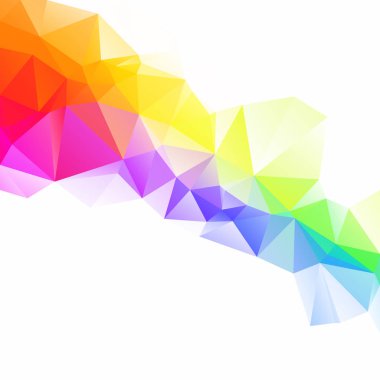 Renkli poligonal mozaik arka plan yaratıcı tasarım şablonları