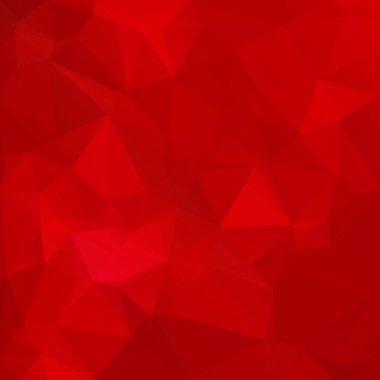 Kırmızı Çokgen Mozaik Arkaplan, Yaratıcı Tasarım Şablonları