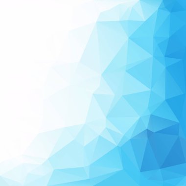 mavi çokgen mozaik arkaplan, yaratıcı tasarım şablonları