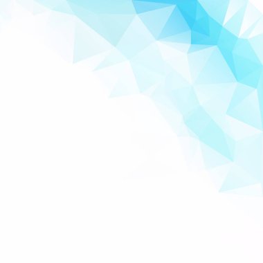 mavi çokgen mozaik arkaplan, yaratıcı tasarım şablonları