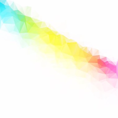 Renkli poligonal mozaik arka plan yaratıcı tasarım şablonları