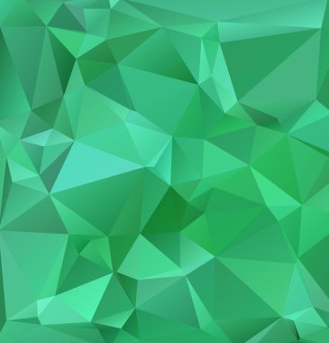 Yeşil Çokgen Mozaik Arkaplan, Yaratıcı Tasarım Şablonları