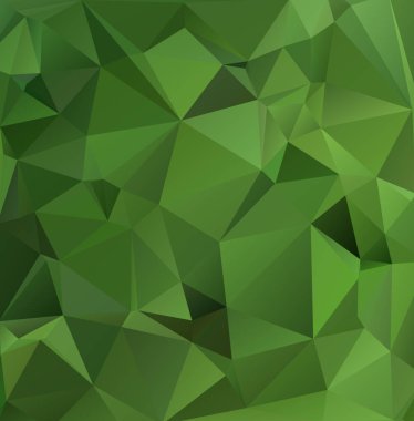 Yeşil Çokgen Mozaik Arkaplan, Yaratıcı Tasarım Şablonları