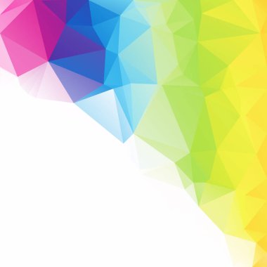 Renkli poligonal mozaik arka plan yaratıcı tasarım şablonları