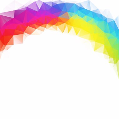 Renkli poligonal mozaik arka plan yaratıcı tasarım şablonları