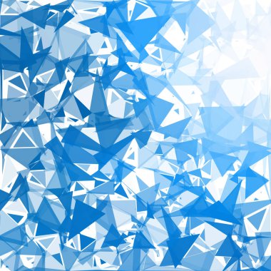 Mavi mola mozaik arka plan, yaratıcı tasarım şablonları