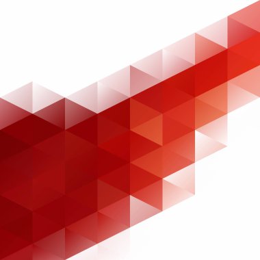 Kırmızı kılavuz Mozaik arka plan, yaratıcı tasarım şablonları