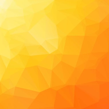 Turuncu poligonal mozaik arka plan yaratıcı tasarım şablonları