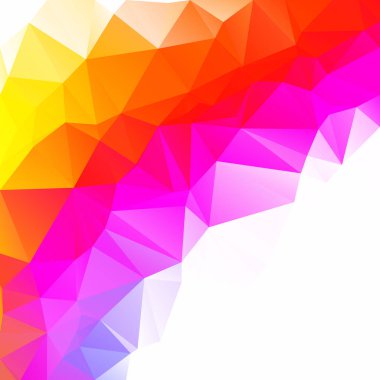 Renkli poligonal mozaik arka plan yaratıcı tasarım şablonları