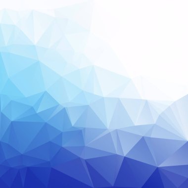 mavi çokgen mozaik arkaplan, yaratıcı tasarım şablonları