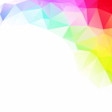 Renkli poligonal mozaik arka plan yaratıcı tasarım şablonları