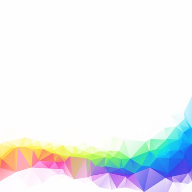 Renkli poligonal mozaik arka plan yaratıcı tasarım şablonları