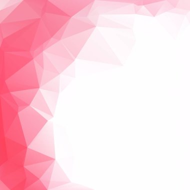 Kırmızı Çokgen Mozaik Arkaplan, Yaratıcı Tasarım Şablonları