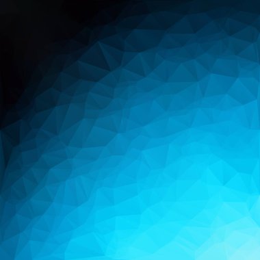mavi çokgen mozaik arkaplan, yaratıcı tasarım şablonları