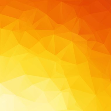 Turuncu poligonal mozaik arka plan yaratıcı tasarım şablonları