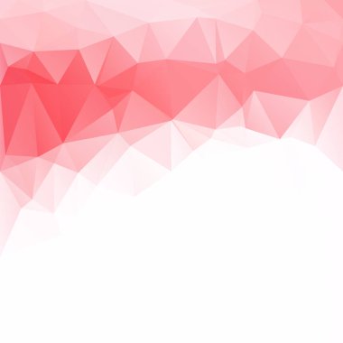 Kırmızı Çokgen Mozaik Arkaplan, Yaratıcı Tasarım Şablonları