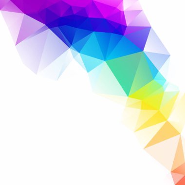 Renkli poligonal mozaik arka plan yaratıcı tasarım şablonları