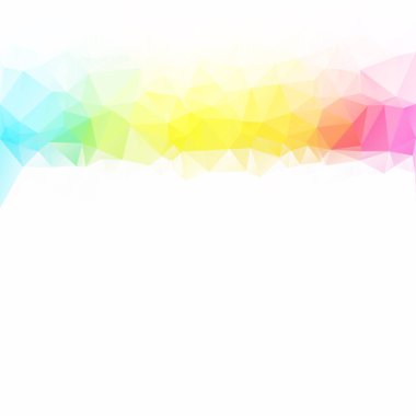 Renkli poligonal mozaik arka plan yaratıcı tasarım şablonları