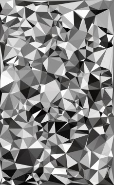 Siyah poligonal mozaik arka plan, yaratıcı tasarım şablonları