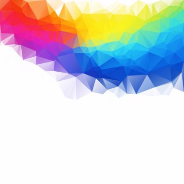 Renkli poligonal mozaik arka plan yaratıcı tasarım şablonları