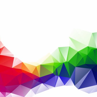 Renkli poligonal mozaik arka plan yaratıcı tasarım şablonları