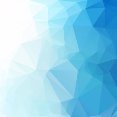 mavi çokgen mozaik arkaplan, yaratıcı tasarım şablonları