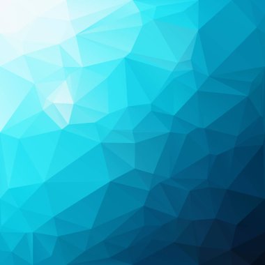 mavi çokgen mozaik arkaplan, yaratıcı tasarım şablonları