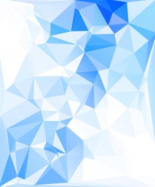 mavi çokgen mozaik arkaplan, yaratıcı tasarım şablonları