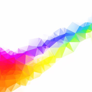 Renkli poligonal mozaik arka plan yaratıcı tasarım şablonları