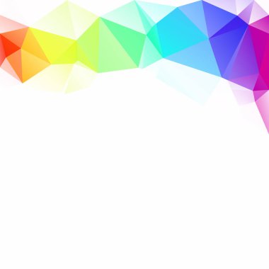 Renkli poligonal mozaik arka plan yaratıcı tasarım şablonları