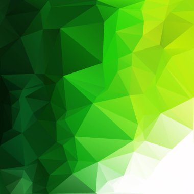 Yeşil Çokgen Mozaik Arkaplan, Yaratıcı Tasarım Şablonları