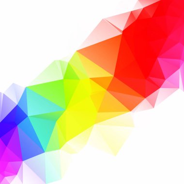 Renkli poligonal mozaik arka plan yaratıcı tasarım şablonları