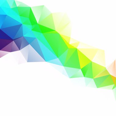 Renkli poligonal mozaik arka plan yaratıcı tasarım şablonları