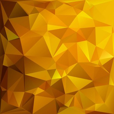 Sarı Çokgen Mozaik Arkaplan, Yaratıcı Tasarım Şablonları