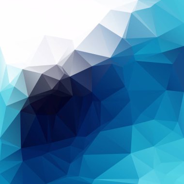 mavi çokgen mozaik arkaplan, yaratıcı tasarım şablonları