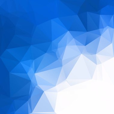 mavi çokgen mozaik arkaplan, yaratıcı tasarım şablonları