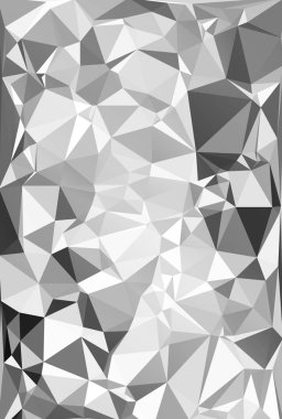 Siyah poligonal mozaik arka plan, yaratıcı tasarım şablonları