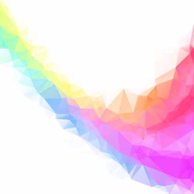 Renkli poligonal mozaik arka plan yaratıcı tasarım şablonları