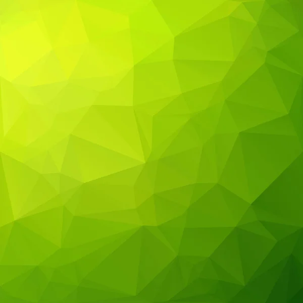 绿色多边形马赛克背景 创意设计模板 — 图库矢量图片