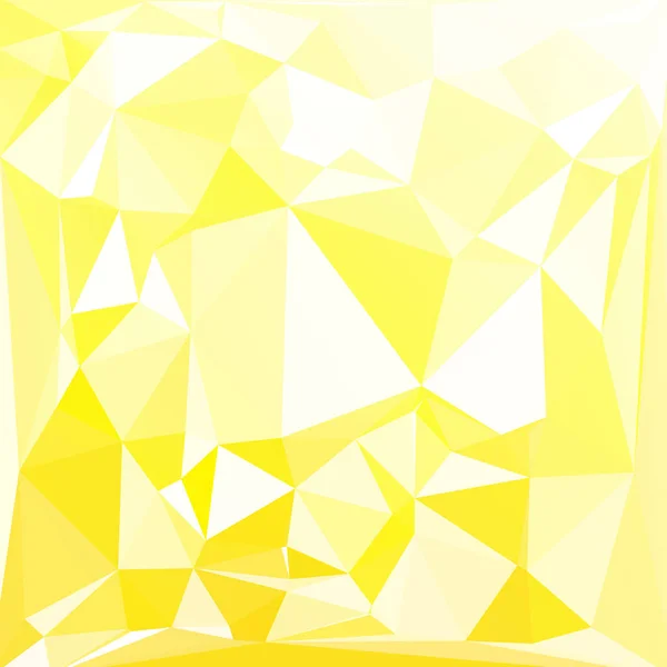 Fondo Mosaico Poligonal Amarillo Plantillas Diseño Creativo — Vector de stock