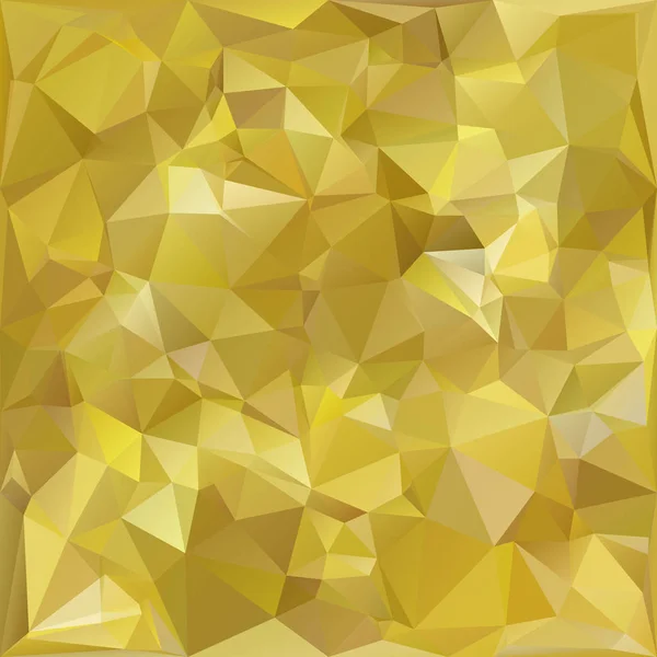 Fond Mosaïque Polygonale Jaune Modèles Conception Créative — Image vectorielle