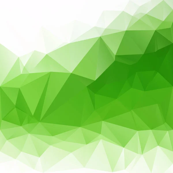 Vihreä Monikulmio Mosaiikki Tausta Creative Design Mallit — vektorikuva