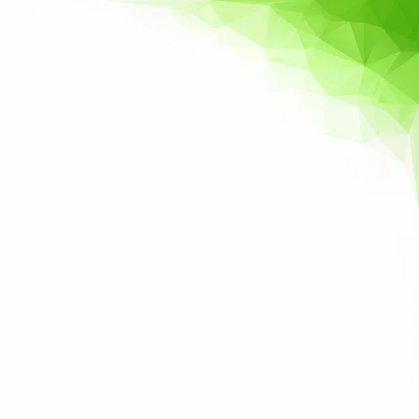 Зеленый Многоугольный Фон Мозаики Шаблоны Креативного Дизайна — стоковый вектор