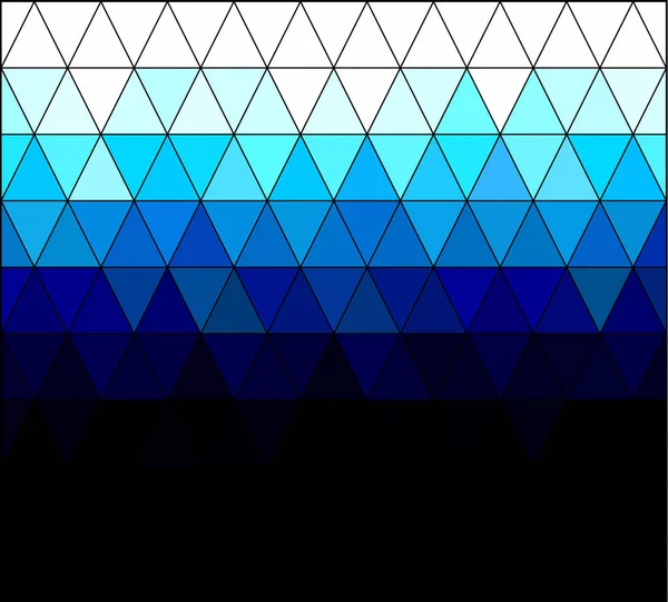 青い正方形グリッド モザイクの背景 創造的なデザイン テンプレート — ストックベクタ