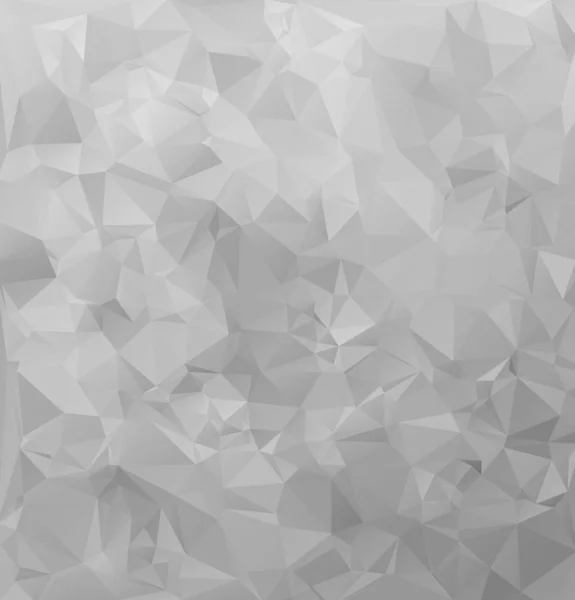 Gray White Polygonal Background Creative Design Templates — Stock Vector