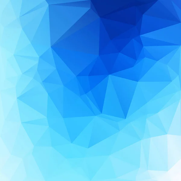 Blauwe Veelhoekige Mozaïek Achtergrond Creatieve Design Sjablonen — Stockvector