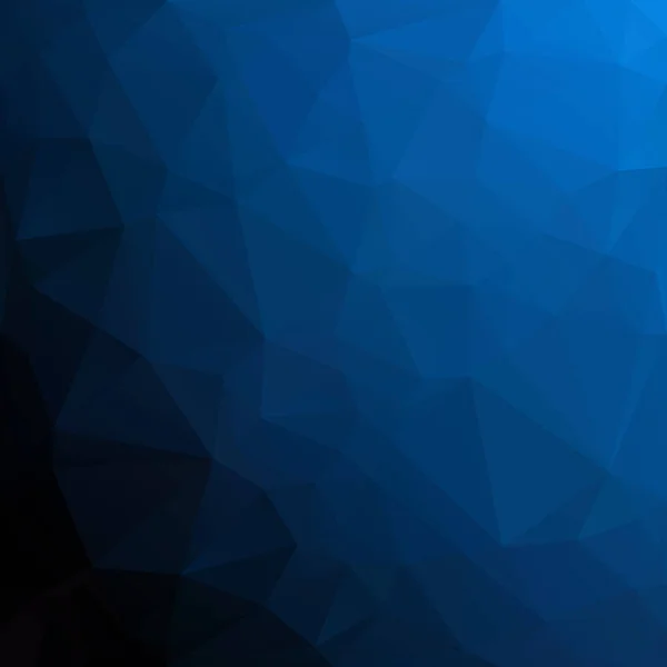Blue Polygonal Mosaic Background Creative Design Templates — Stock Vector