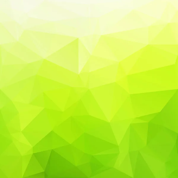 Green Polygonic Mosaic Background Creative Design Template — 스톡 벡터