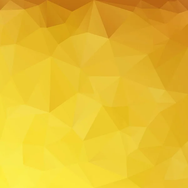 Fondo Mosaico Poligonal Amarillo Plantillas Diseño Creativo — Vector de stock