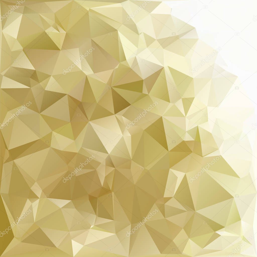 Yellow Polygonal Mosaic Background, Creative Design Templates